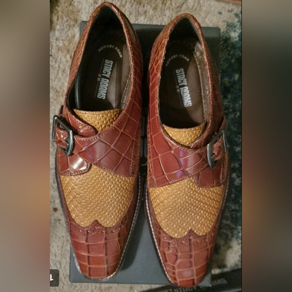 Stacy Adams Giannino Taupe (Size 7.5 M)